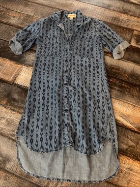 Anthropology, cloth, and stone extra small denim duster